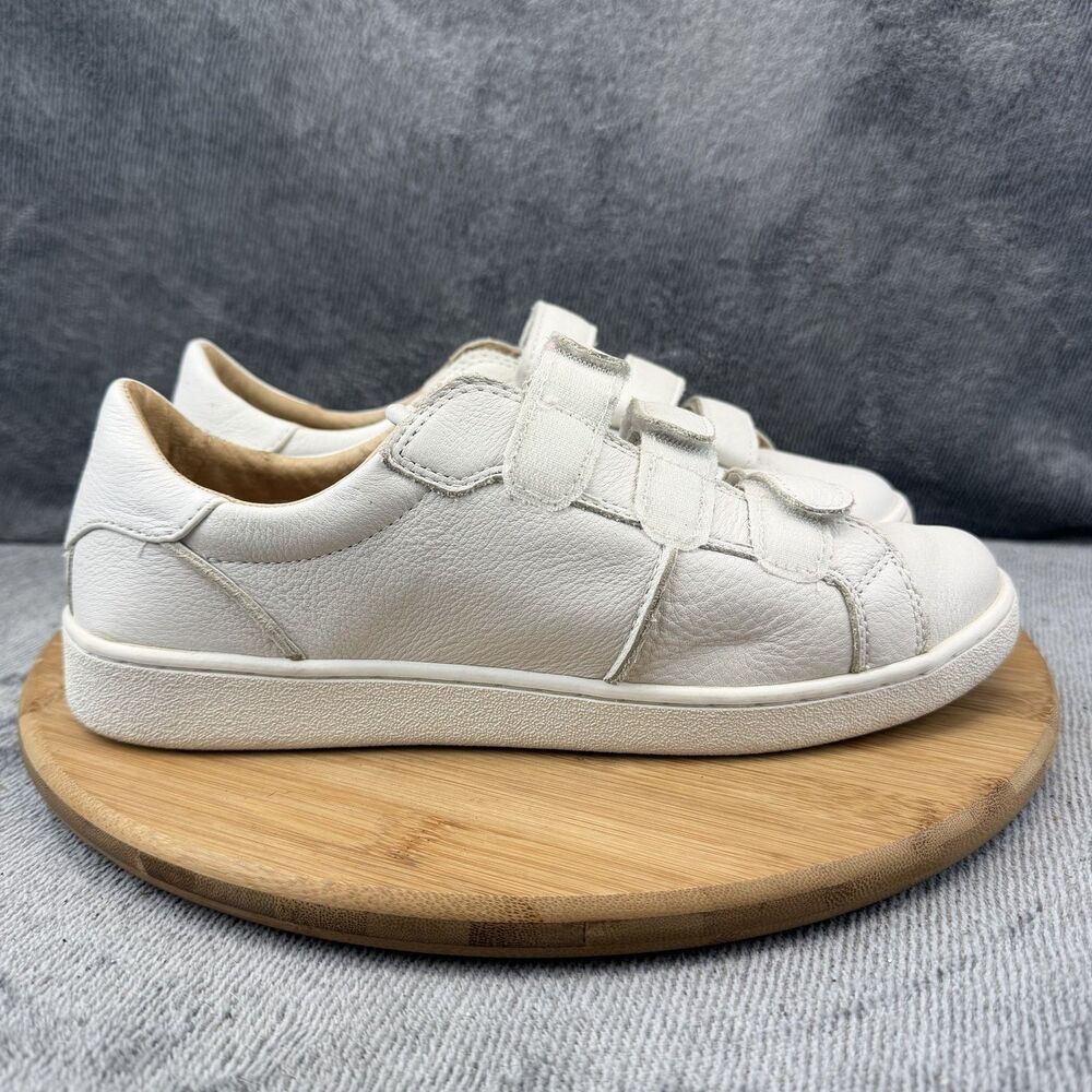 UGG Shoes Womens Size 10 White Leather Strap Casual Comfort 1092530
